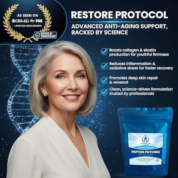 Ghk-cu Peptide Patch Restore Protocol Anti-aging Wellness Support 2000mcg  Copper Peptide Skincare Patch (5 Pack)