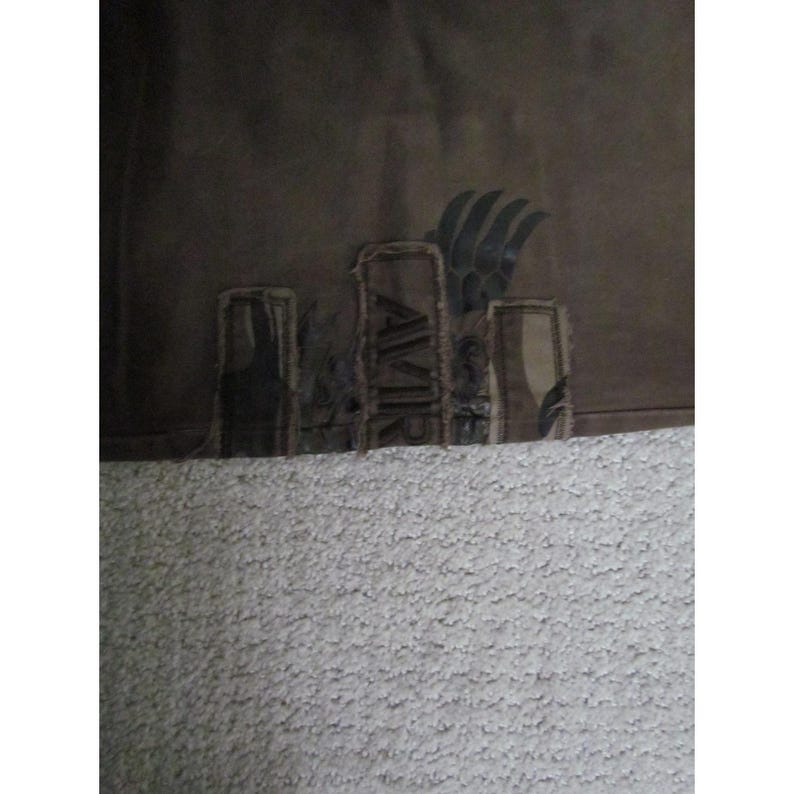 Calça cargo vintage Avirex Y2K tamanho 30W marrom streetwear folgada utilitária perna larga imagem 11