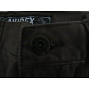 Calça cargo vintage Avirex Y2K tamanho 30W marrom streetwear folgada utilitária perna larga imagem 9