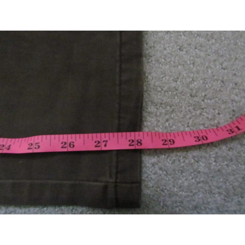 Calça cargo vintage Avirex Y2K tamanho 30W marrom streetwear folgada utilitária perna larga imagem 3