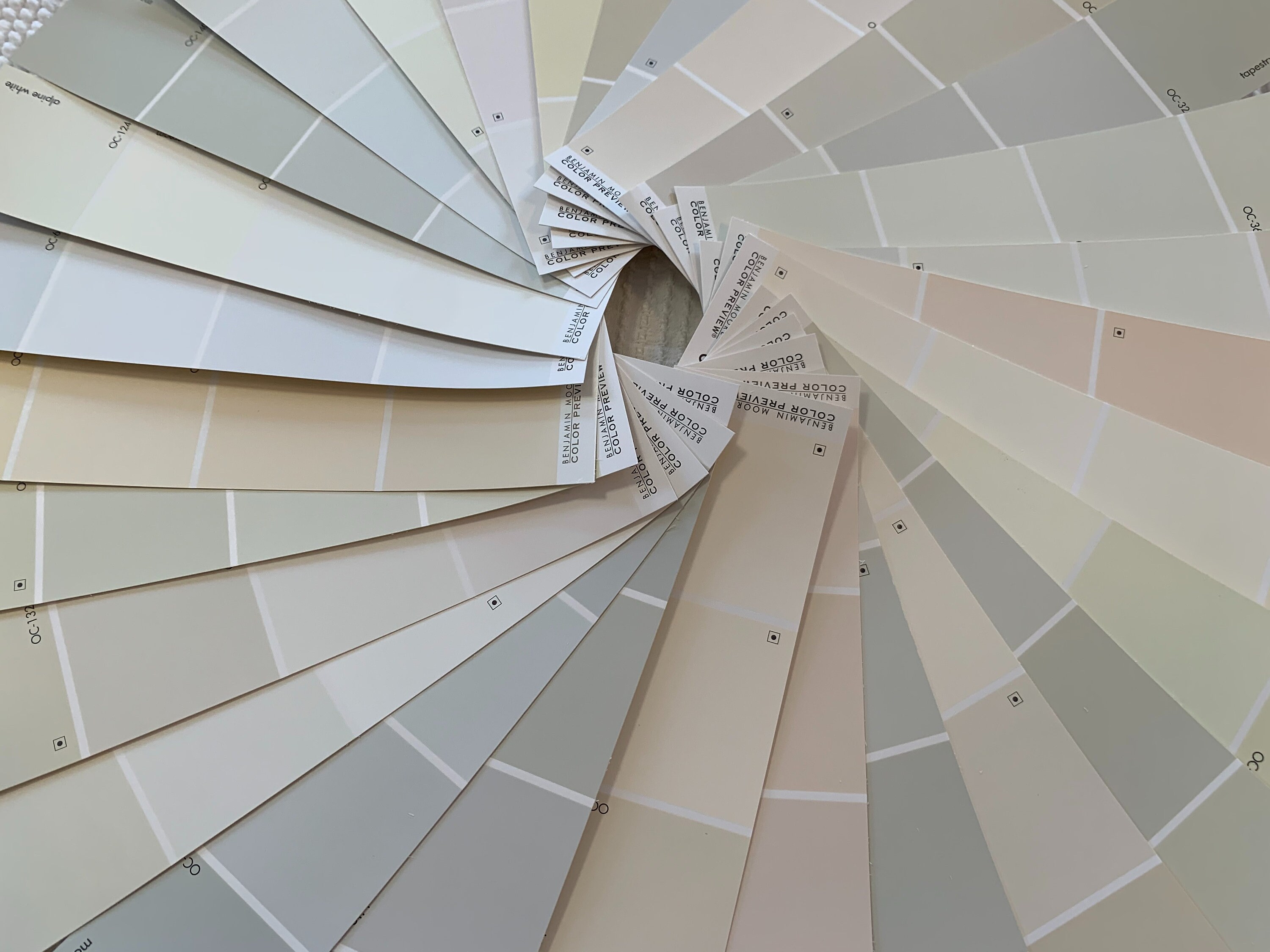 Paint Chip Sample Strips 2x8 Set of 28 Strips Etsy