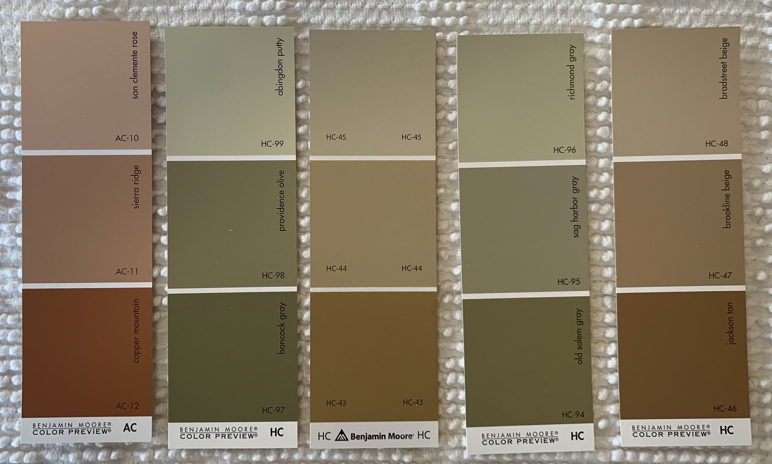 Paint Chip Sample Strips 2x6 Set of 20 Strips Etsy