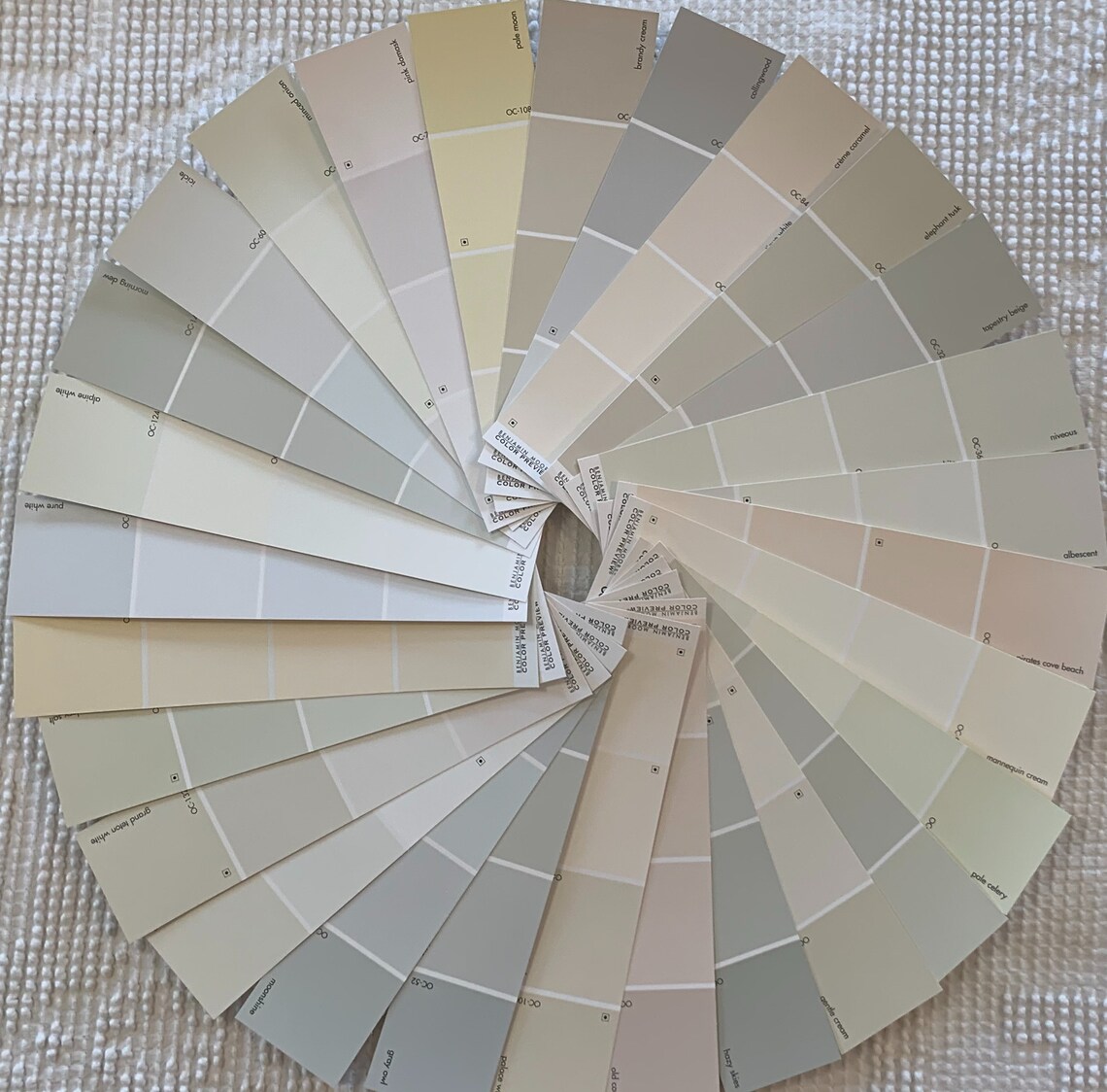 Paint Chip Sample Strips 2x8 Set of 28 Strips Etsy