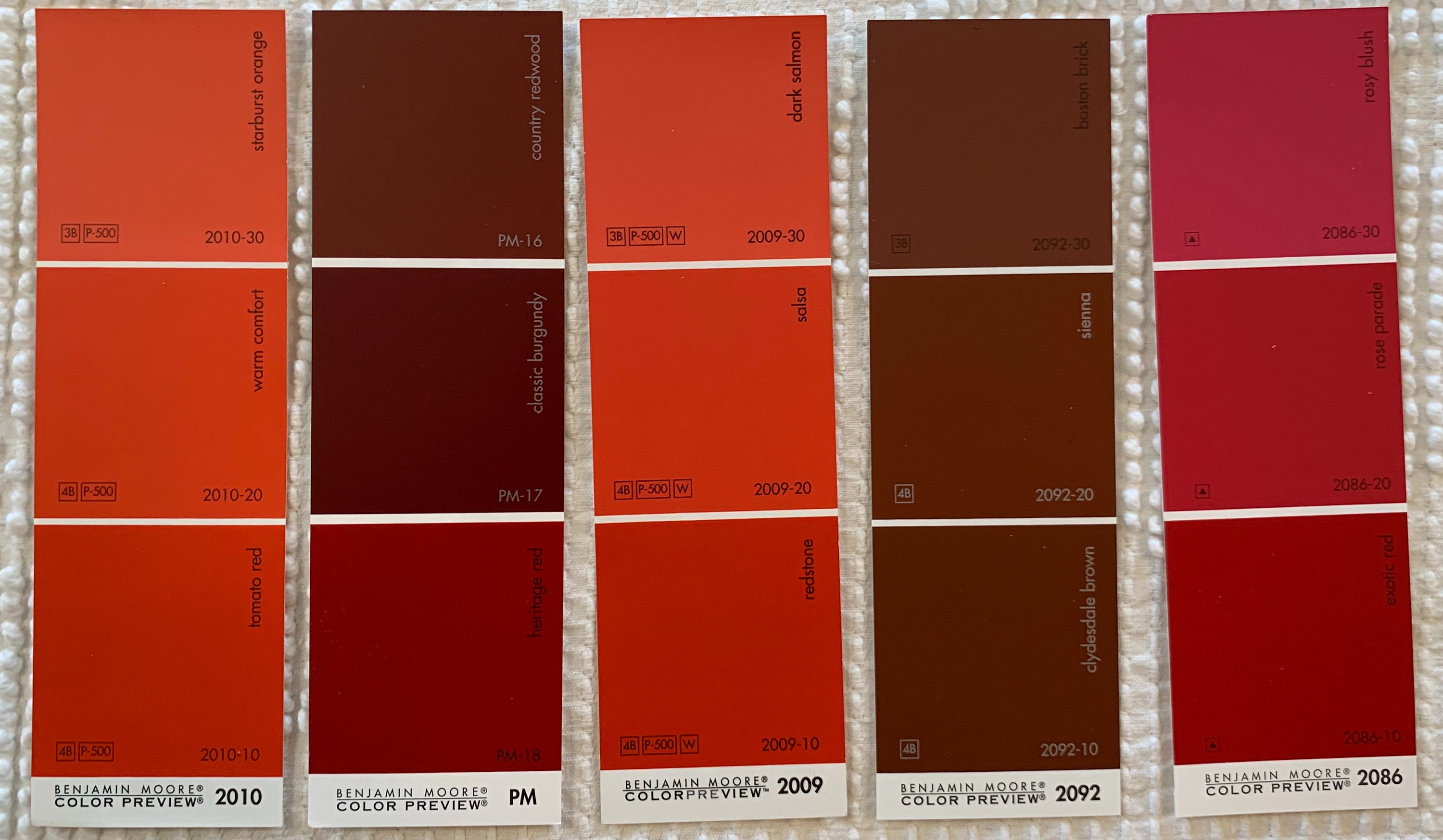 Paint Chip Sample Strips 2x6 Set of 20 Strips Etsy