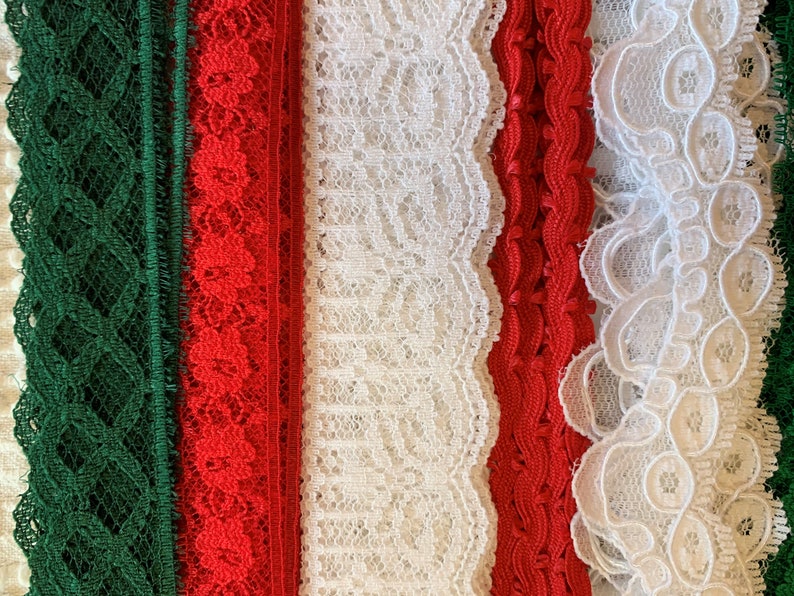Vintage Trim Bundle 3 yard cuts 33 yards total Christmas Etsy