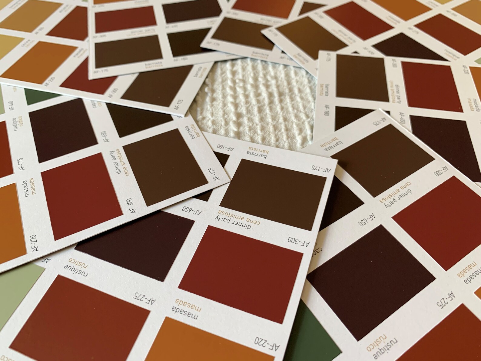 Paint Chip Sample Board 8 Pieces 5.25x7.5 Etsy