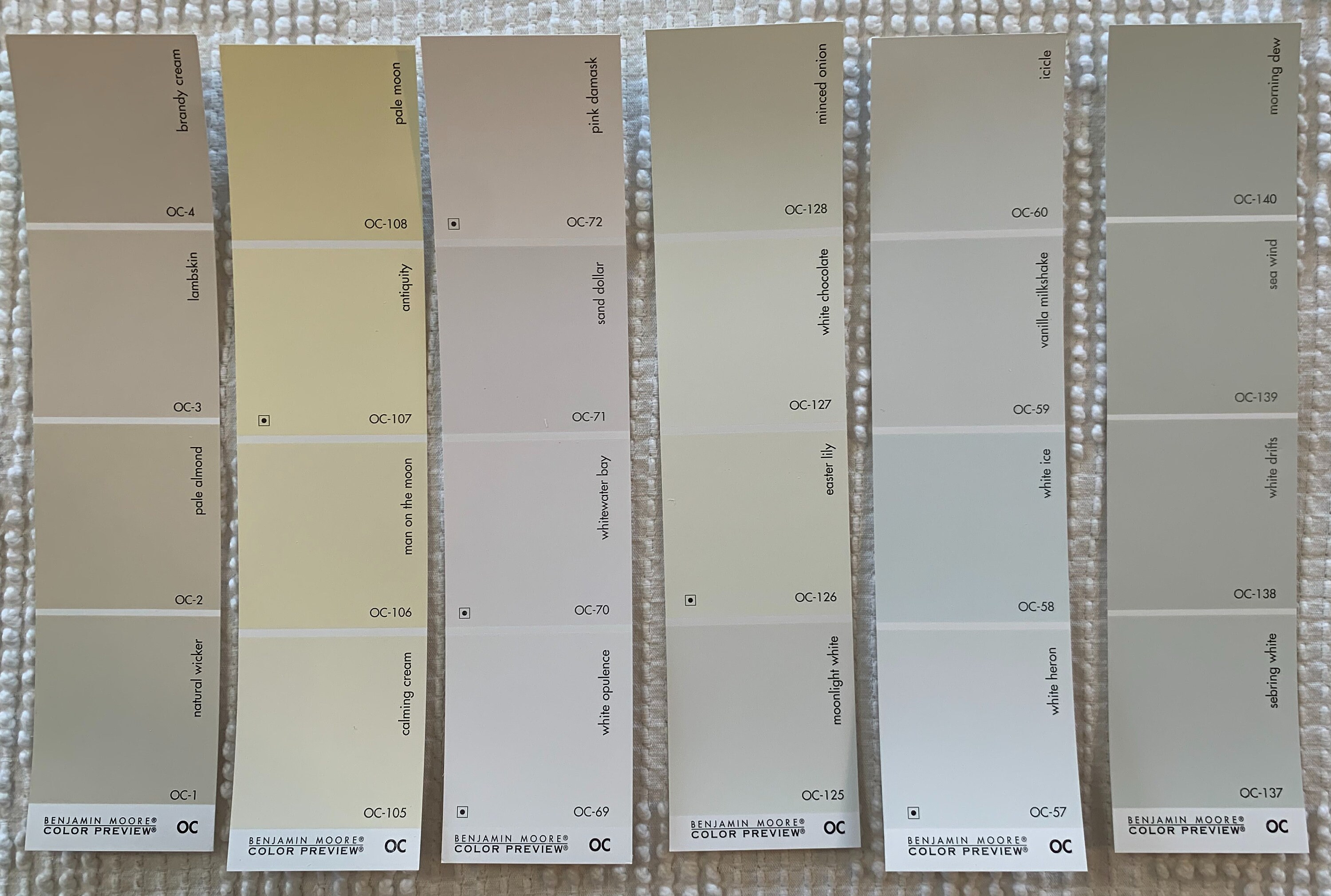 Paint Chip Sample Strips 2x8 Set of 28 Strips Etsy