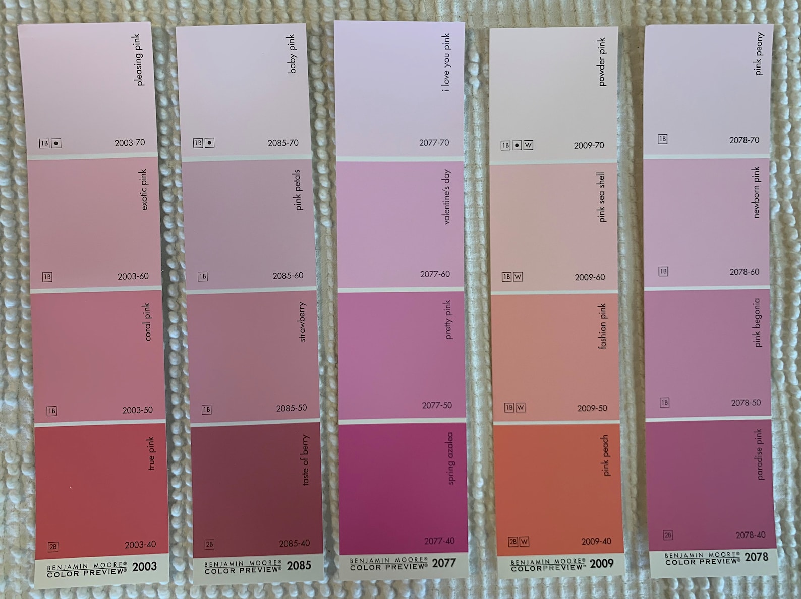 Paint Chip Sample Strips 2x8.5 Set of 25 Etsy