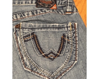 Lucky Brand Y2K "Laurel Meggie" Low Rise Bootcut Jeans Size 12/31