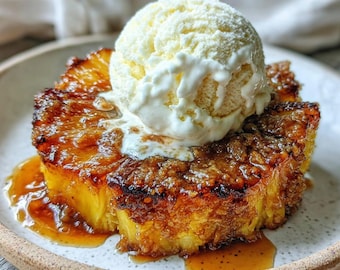 Grilled Pineapple with Brown Sugar Butter | Sweet Smoky Summer Dessert