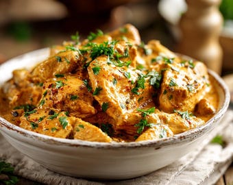 Creamy Crockpot Cajun Butter Chicken | Rich Spicy Slow-Cooked Comfort