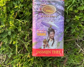 Tè al Gelsomino Jasmina– Pregiata Miscela Profumata in Latta Vintage – Tè in Foglie Jasmin Chay