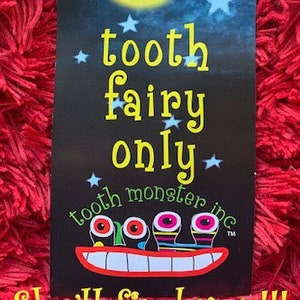 TOOTH MONSTER INC - "Tooth Fairy Only" Door Hangers - free shipping (usa)