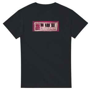 Korg Key Easy Life Records T-shirt - Musikproducentgåva, Vintage Synth Graphic T-shirt, Elektronisk Musikälskare, DJ-kläder, Bomullstopp