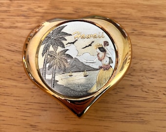 The art of Chokin Hawaii trinket box