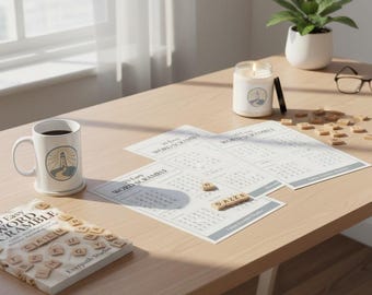 Word Scramble Printable, 30 Easy Puzzles with Answer Key