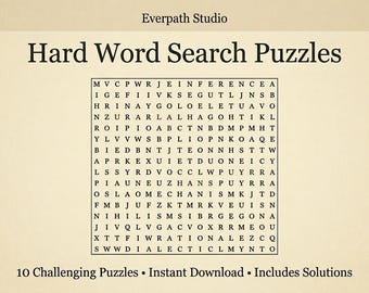 Cruciverba impegnativi – PDF per adulti (download immediato)