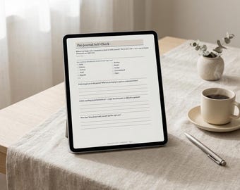 Shadow Work Journal, Printable Self-Reflection Pages with Guided Prompts