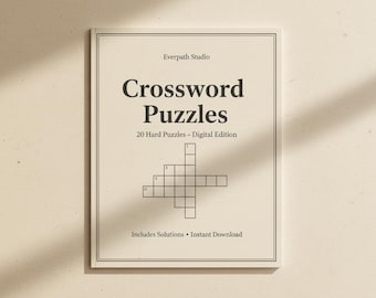 Cruciverba difficili / 20 rompicapo stimolanti (Download digitale)