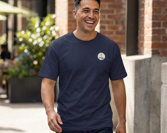 Boxy Tee, 6.0 oz/yd Oversized Fit with Lighthouse Logo