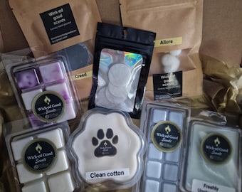 Colección de ceras aromáticas con fragancia limpia