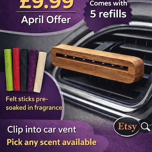 Prachtige sterk geurende auto-ventilatieroosters