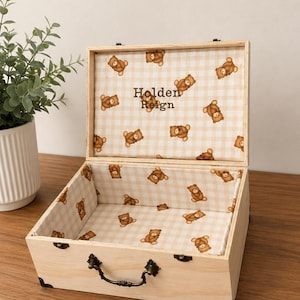 Personalized Keepsake Memory Box