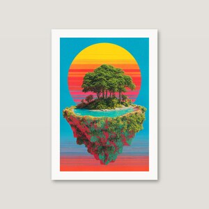 Surreal Collage Wall Art Set | Dreamcore Trippy Maximalist Posters (Digital Download) image 5
