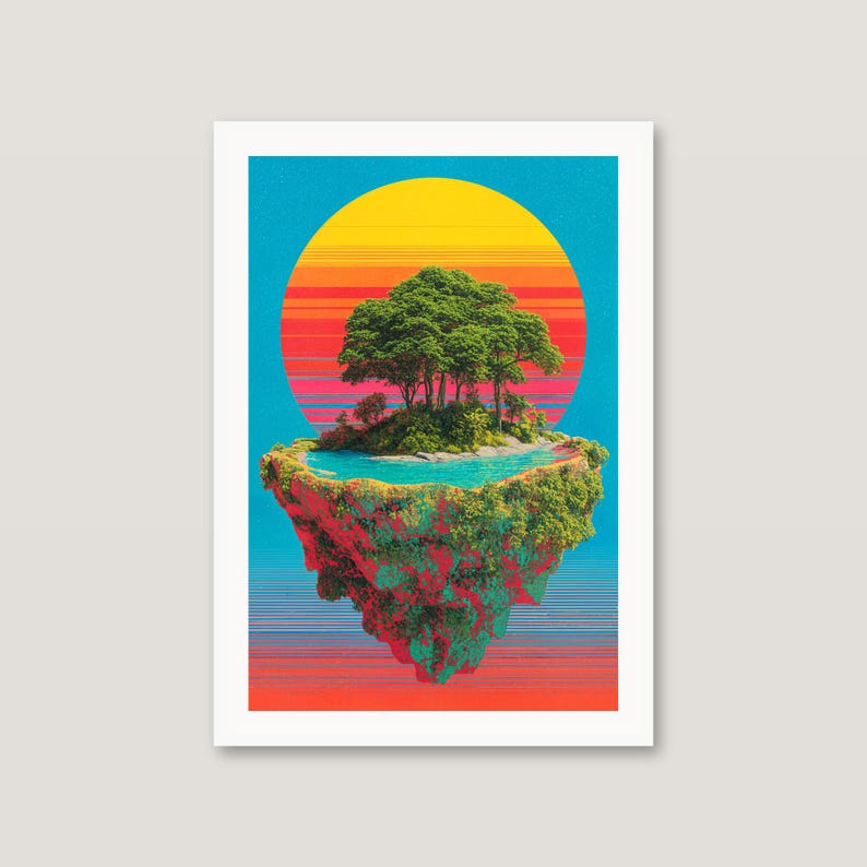 Surreal Collage Wall Art Set | Dreamcore Trippy Maximalist Posters (Digital Download) image 5