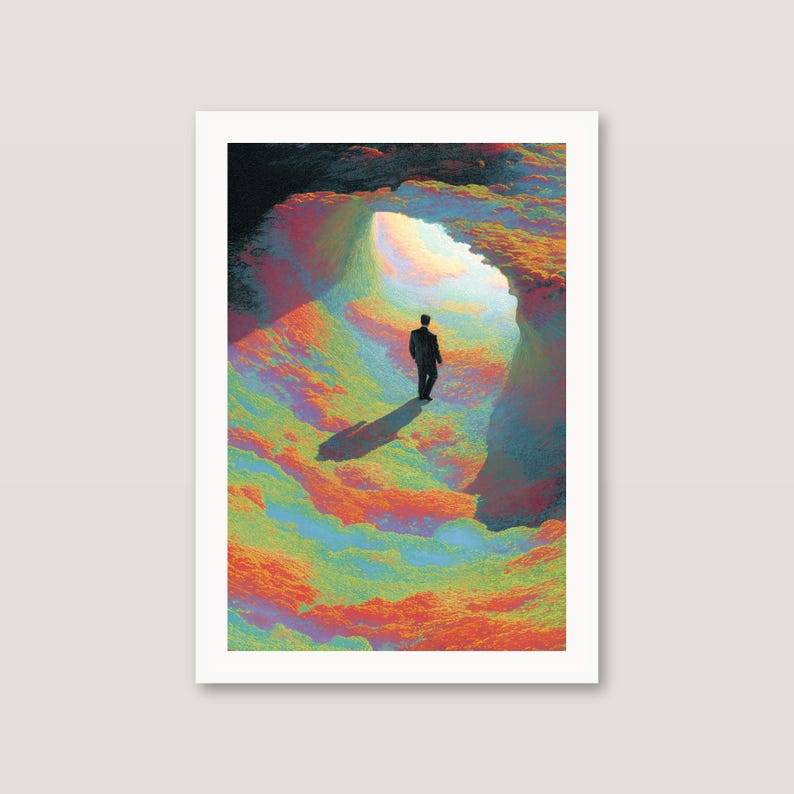 Surreal Desert Archway Print | Maximalist Trippy Collage (Digital Download) image 4
