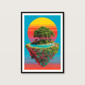 Surreal Collage Wall Art Set | Dreamcore Trippy Maximalist Posters (Digital Download) image 2