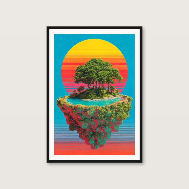 Surreal Collage Wall Art Set | Dreamcore Trippy Maximalist Posters (Digital Download) image 2