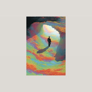 Surreal Desert Archway Print | Maximalist Trippy Collage (Digital Download) image 3