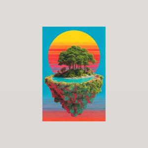 Surreal Collage Wall Art Set | Dreamcore Trippy Maximalist Posters (Digital Download) image 4