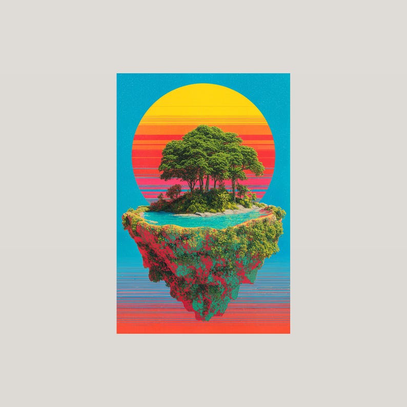 Surreal Collage Wall Art Set | Dreamcore Trippy Maximalist Posters (Digital Download) image 4