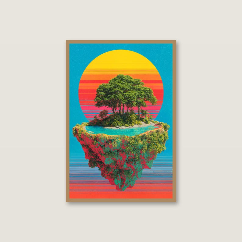 Surreal Collage Wall Art Set | Dreamcore Trippy Maximalist Posters (Digital Download) image 3