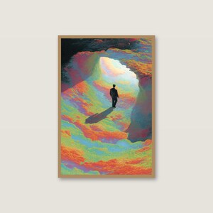 Surreal Desert Archway Print | Maximalist Trippy Collage (Digital Download) image 2