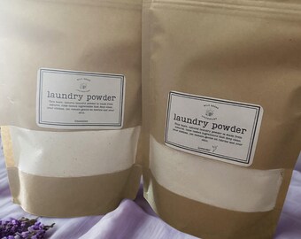 Natural Lavender Washing Powder | Gentle Essential Oil Laundry Soap