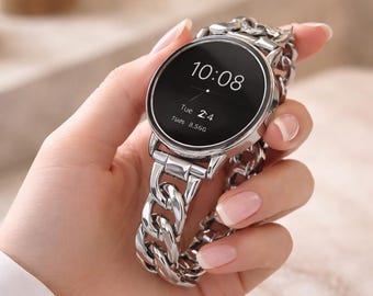 Bracelet de montre en métal pour Galaxy Watch 7 6 5 4 Bracelet en acier inoxydable