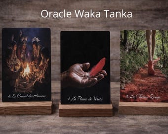 Oracle Waka Tanka – Deck of 30 Divination Cards: Ancestral Wisdom & Spiritual Guidance – Shamanic Oracle