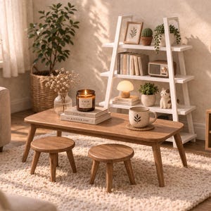 STL file - Miniature Coffe Table 1/12 Scale for doll house (3D printer)