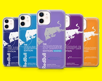 Cover per telefono Red Bull Energy Drink Wings per iPhone 17 16 15 14 13 Samsung S25Ultra S24 S23FE A54 A34 A15 A14 Pixel 9Pro 8A