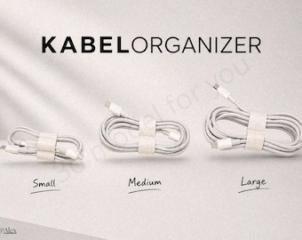 Modern Kabel Organizer, Desk Cable Management, Office Wire Holder 3D Printing - Blender Modeling - BambuLab - Limited Edition, Only Few Left