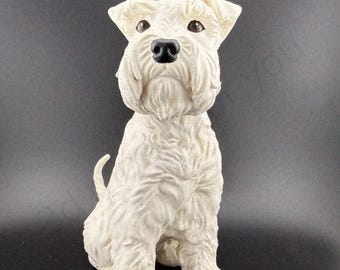 Mini Schnauzer Dog Figurine Pet Statue Model - 3D Printing - Blender Modeling - BambuLab - Limited Edition, Only Few Left.