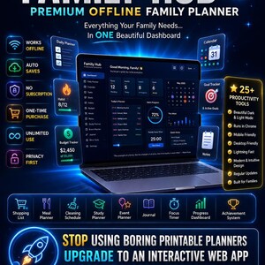ADHD parenting planner 2026,27,28 | goodnotes planner,ipad planner | parent log | child routine organizer | family routine planner