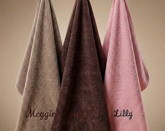 Personalized microfiber towel for dogs