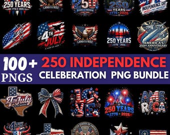 100+ 4th of July Png bundle, Independence Day, 250th Anniversary, EST 1776, Trendy png, American Patriotic png, USA Coquette Flag mega png