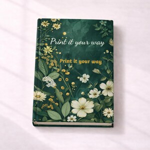 Diário personalizado feminino, caderno de capa dura fosca, caderno de anotações com folhas pautadas, diário de composição, presente personalizado para ela, presente de aniversário.