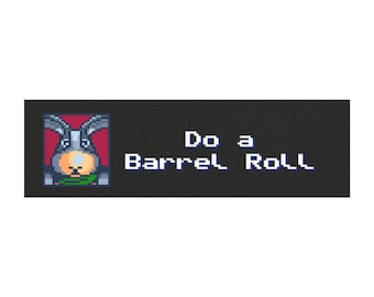 Do a Barrel Roll Star Fox Car Magnet | Star Fox Quote