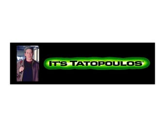 Adesivo per paraurti "It's Tatopoulos" di Godzilla del 1998